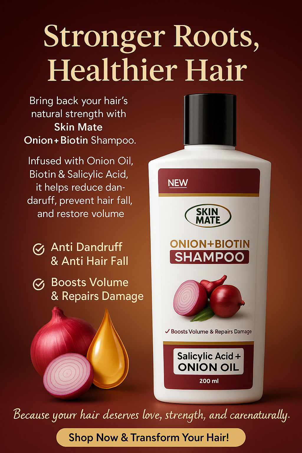 Onion + Biotin Shampoo