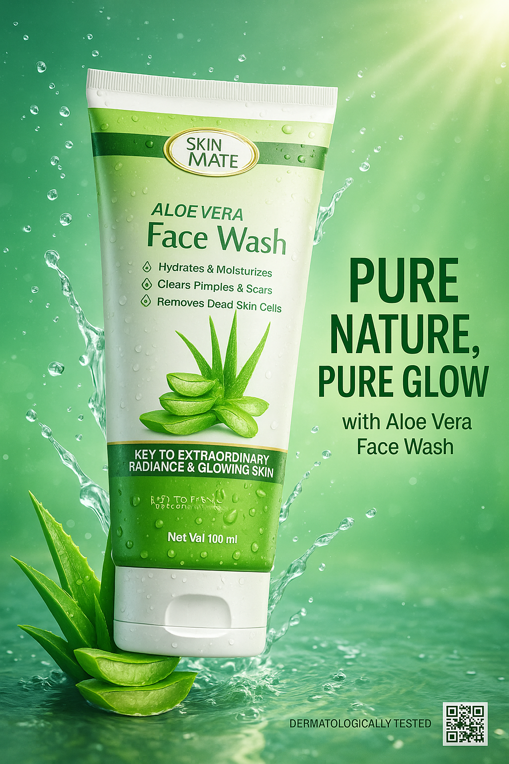 Skin Mate Aloe Vera Face Wash