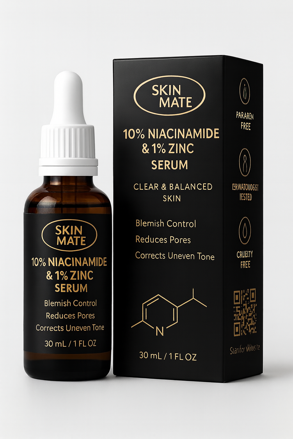 Skin Mate 10% Niacinamide +1% Zinc Serum