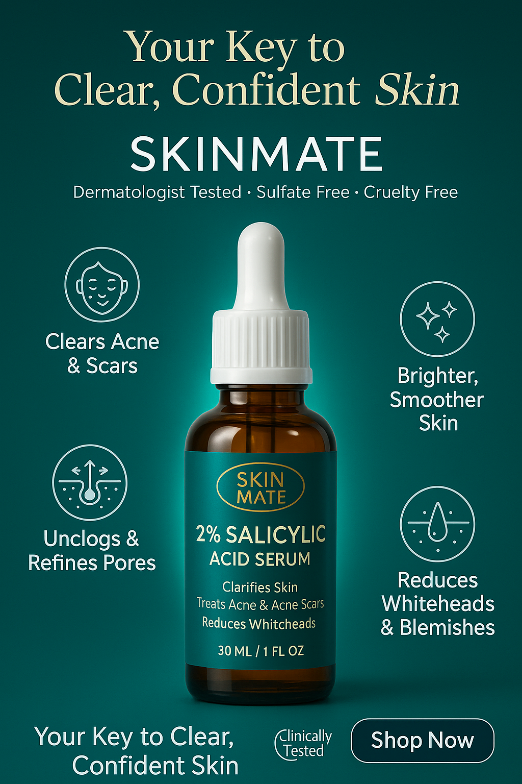 Skin Mate 2% Salicylic Acid Serum
