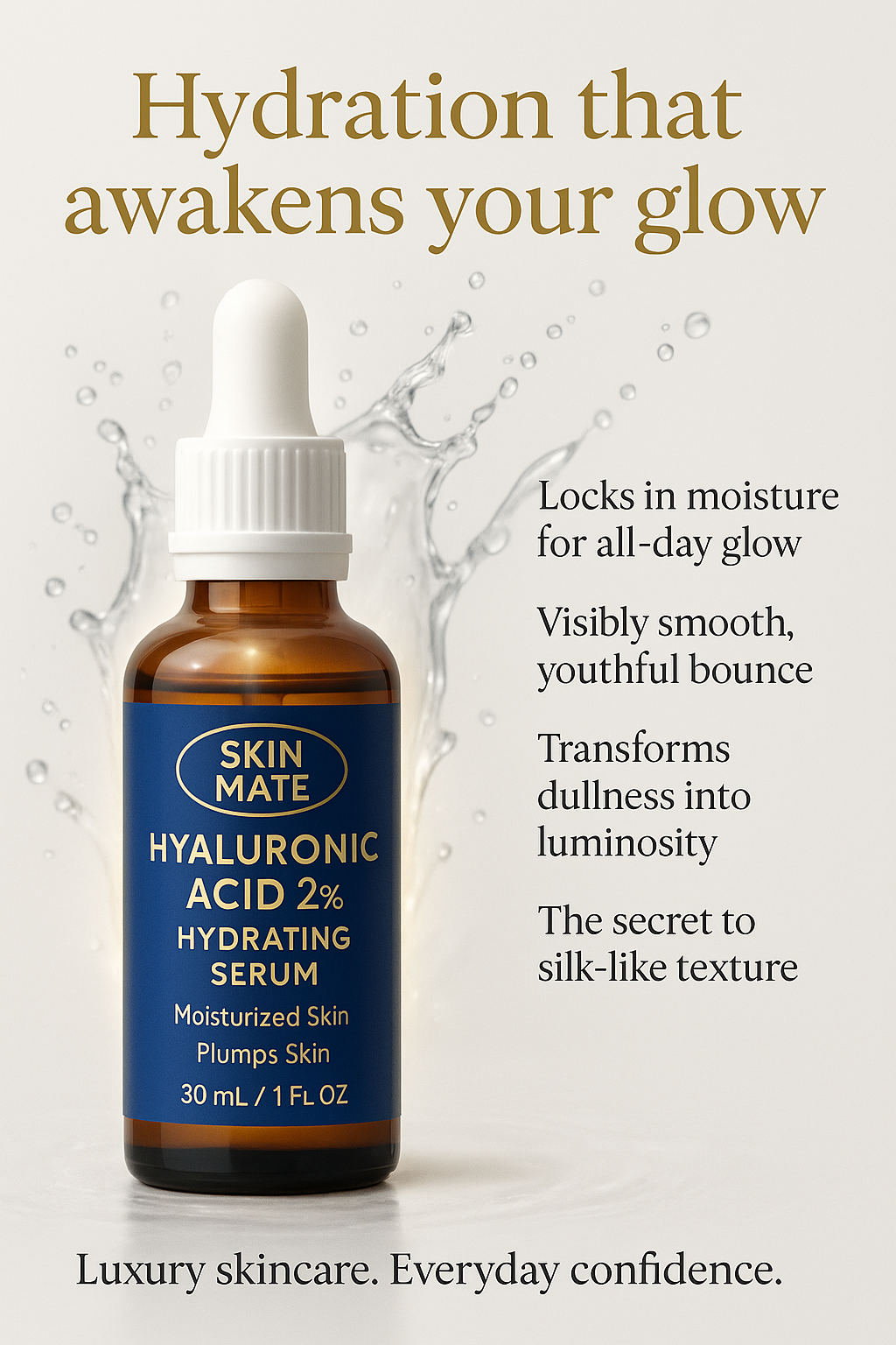 Skin Mate Hyaluronic Acid 2% Hydrating Serum